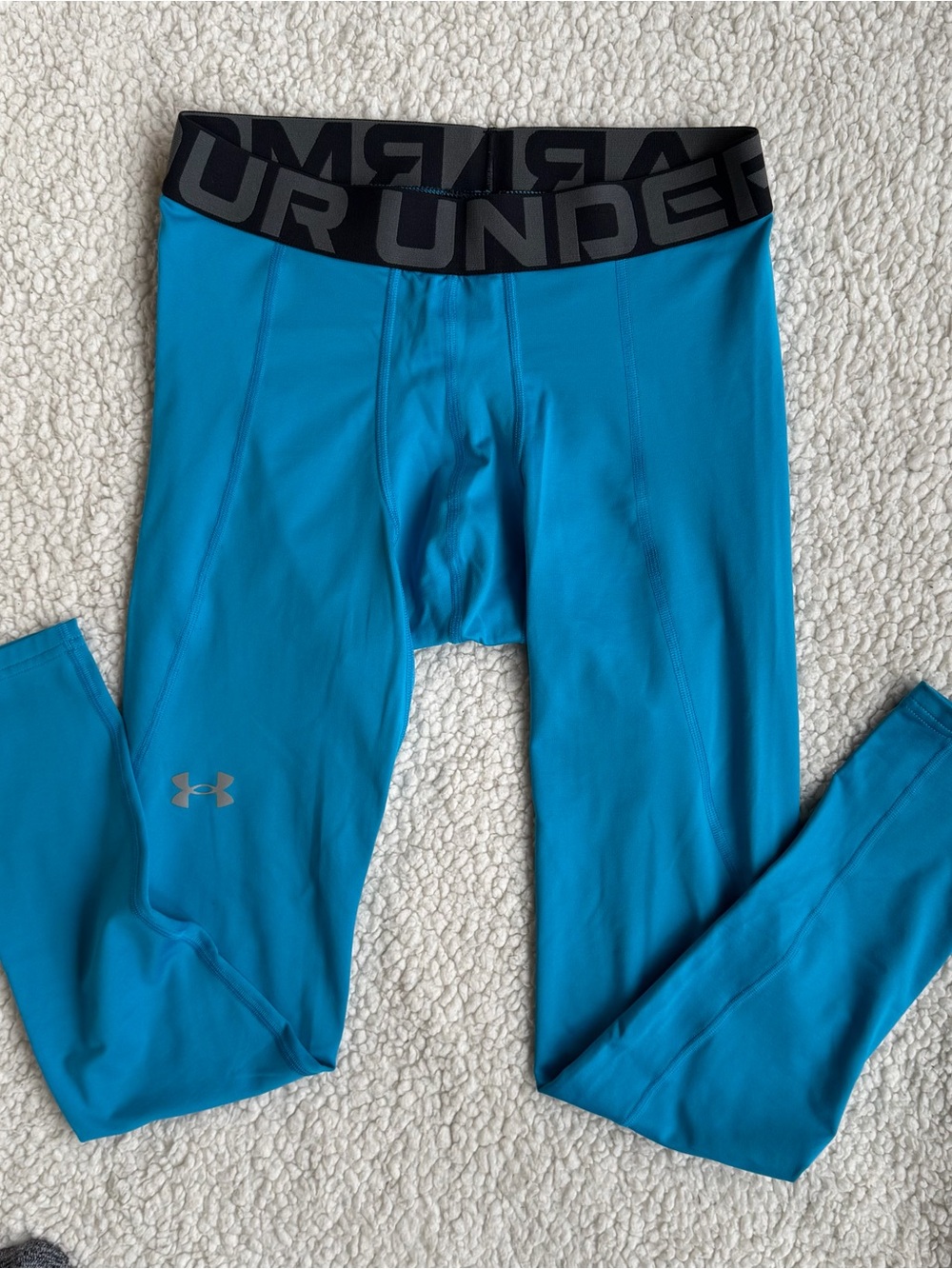 Under Armour ColdGear Compression Leggings Blue Size Large